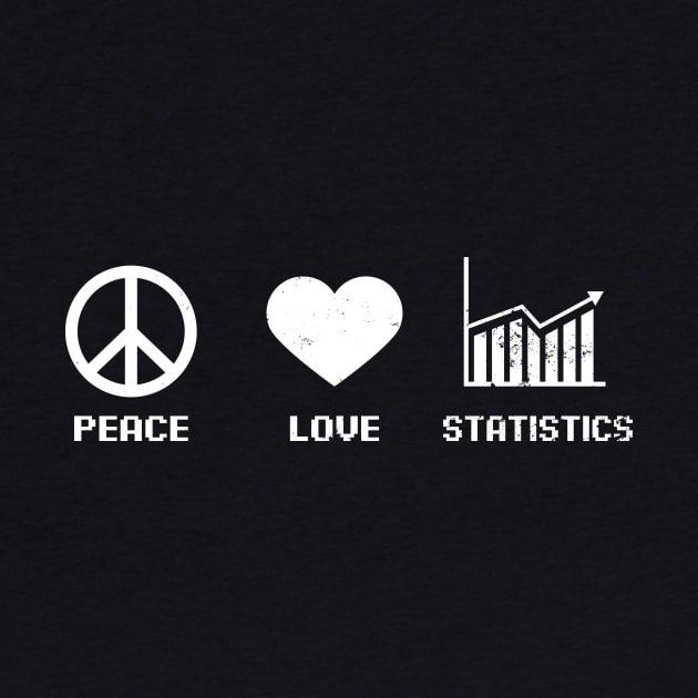 Data Analyst Shirt | Peace Love Statistics Gift by Gawkclothing